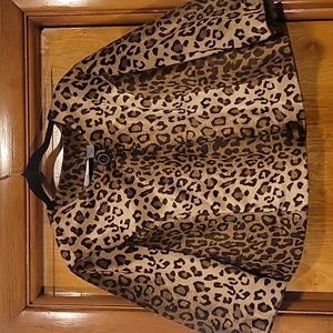 JH Collection Animal Print Jacket Sz. L